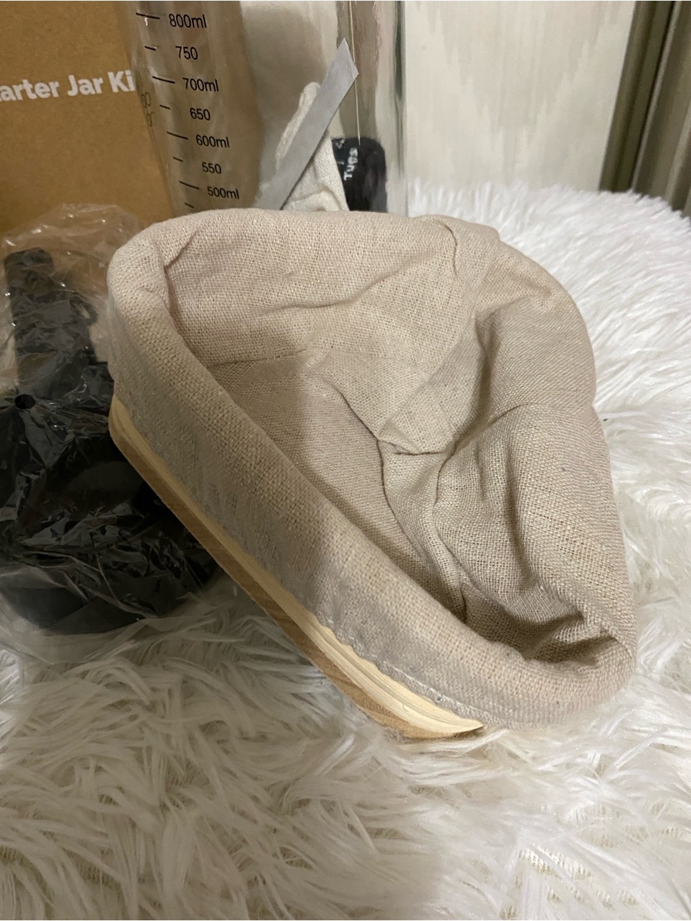 Bread Proofing Basket Starter Kit - Black and Clear - Picture 5 of 5